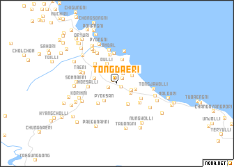 map of Tongdae-ri