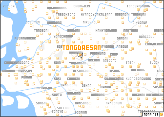 map of Tongdaesan