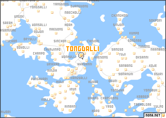 map of Tongdal-li