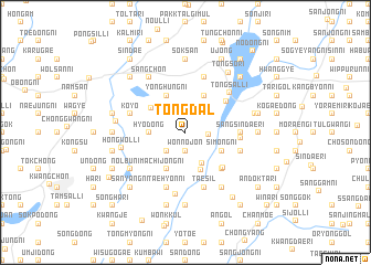 map of Tongdal