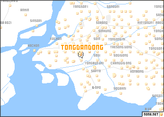 map of Tongdan-dong