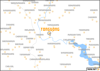 map of Tong-dong