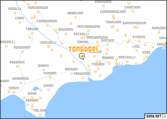 map of Tongdo-ri