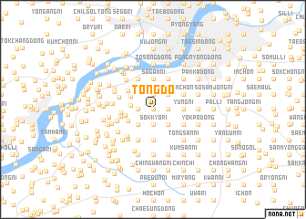 map of Tongdo