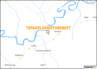 map of Tongerlo-Saint-Norbert