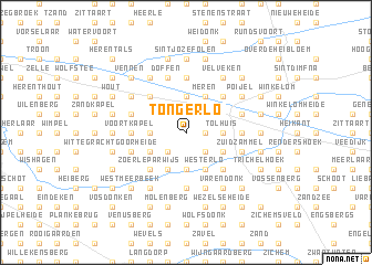 map of Tongerlo
