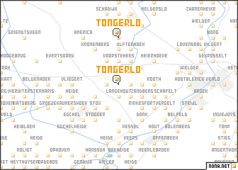 map of Tongerlo