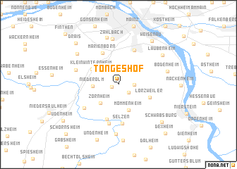 map of Töngeshof