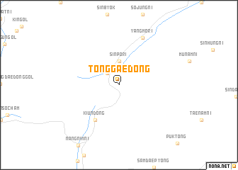 map of Tonggae-dong