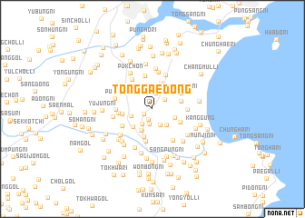 map of Tonggae-dong