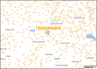 map of Tonggan-dong