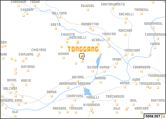 map of Tonggang