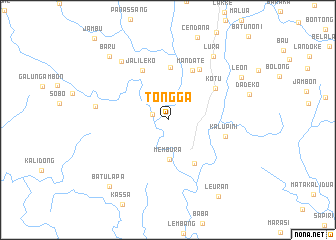 map of Tongga