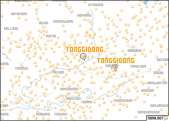 map of Tonggi-dong