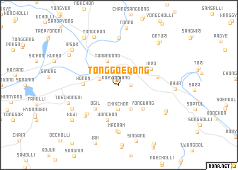 map of Tonggoe-dong