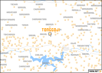 map of Tonggoji