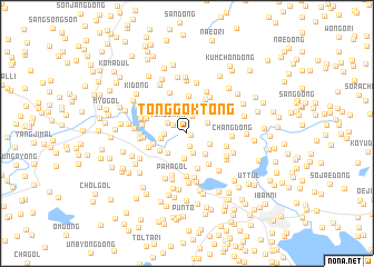 map of Tonggok-tong