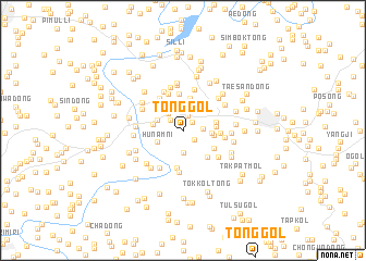 map of Tong-gol