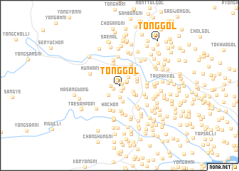 map of Tong-gol