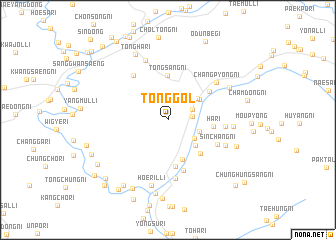 map of Tong-gol