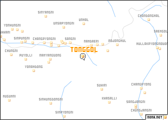 map of Tong-gol