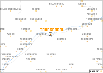 map of Tonggong-ni