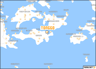 map of Tonggo