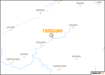 map of Tongguan