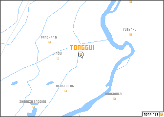 map of Tonggui