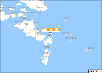 map of Tongguji