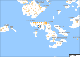 map of T\