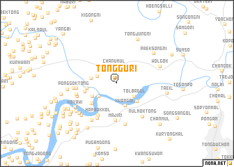 map of T\