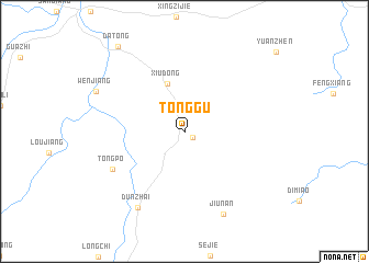 map of Tonggu