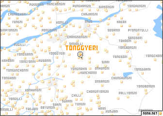 map of Tonggye-ri