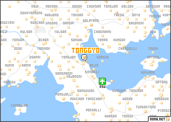 map of Tonggyo