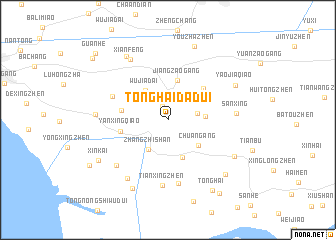 map of Tonghaidadui