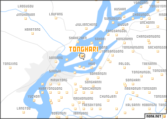 map of Tongha-ri