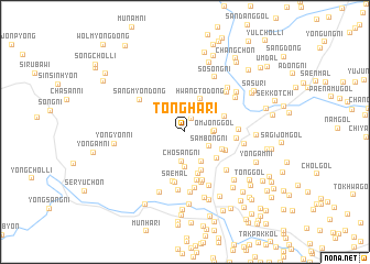 map of Tongha-ri