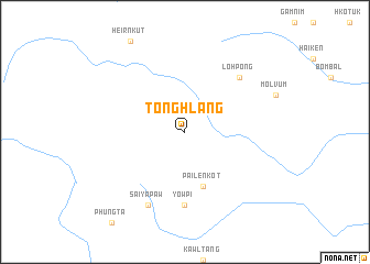 map of Tonghlāng