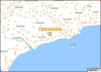 map of Tongho-dong