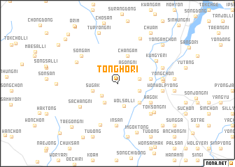 map of Tongho-ri