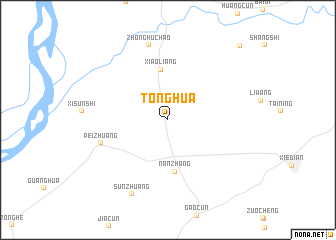 map of Tonghua