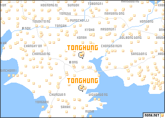 map of Tonghŭng