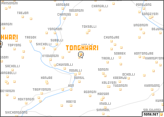 map of Tonghwa-ri