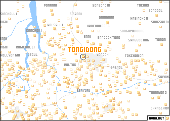 map of Tongi-dong