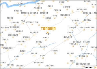 map of Tongima