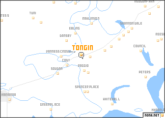 map of Tongin