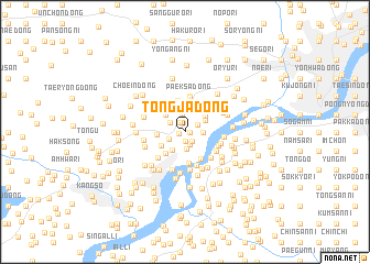 map of Tongja-dong