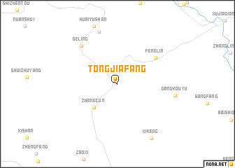 map of Tongjiafang