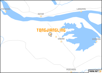 map of Tongjiangling